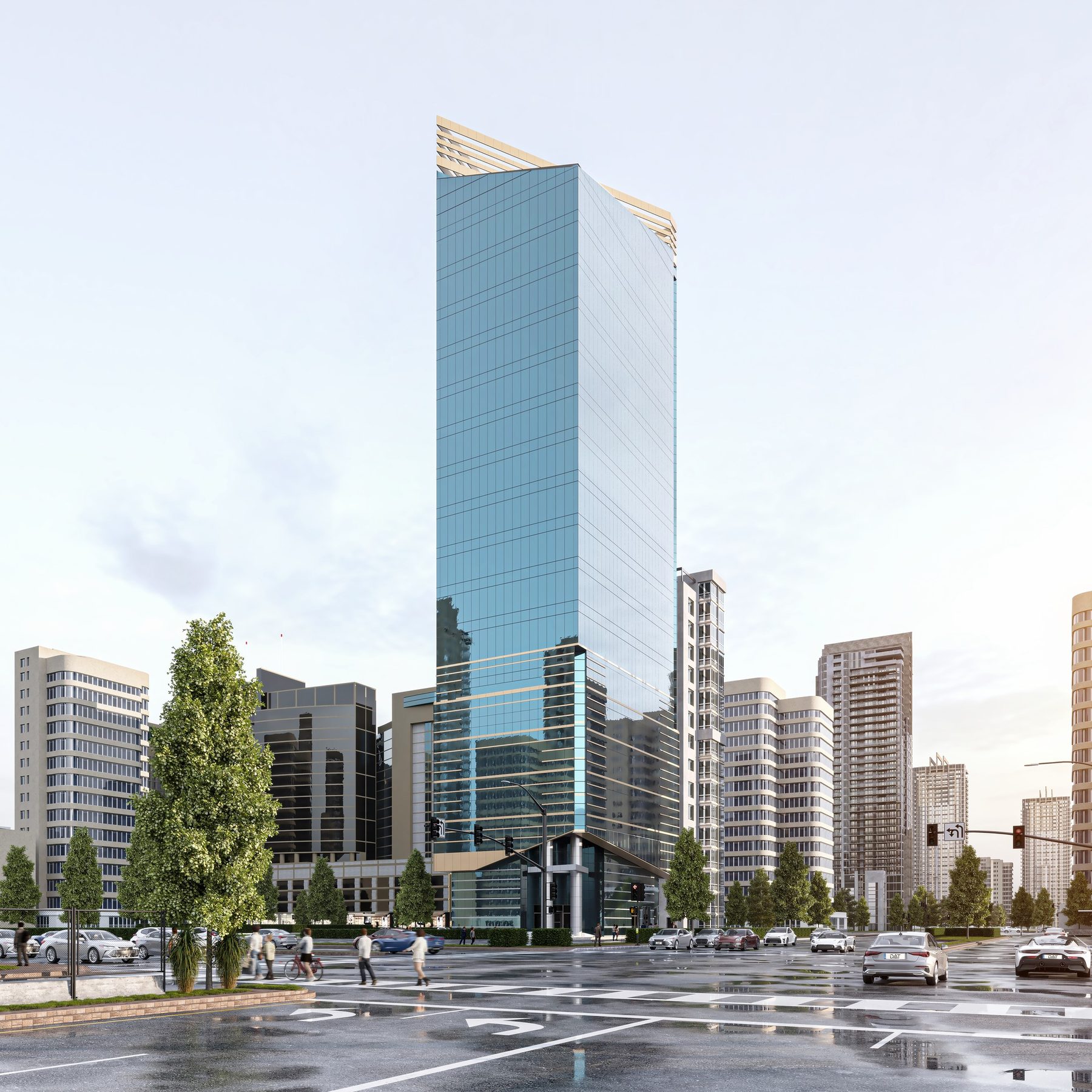 Highrise Tower, Abu Dhabi, DAT Architecture