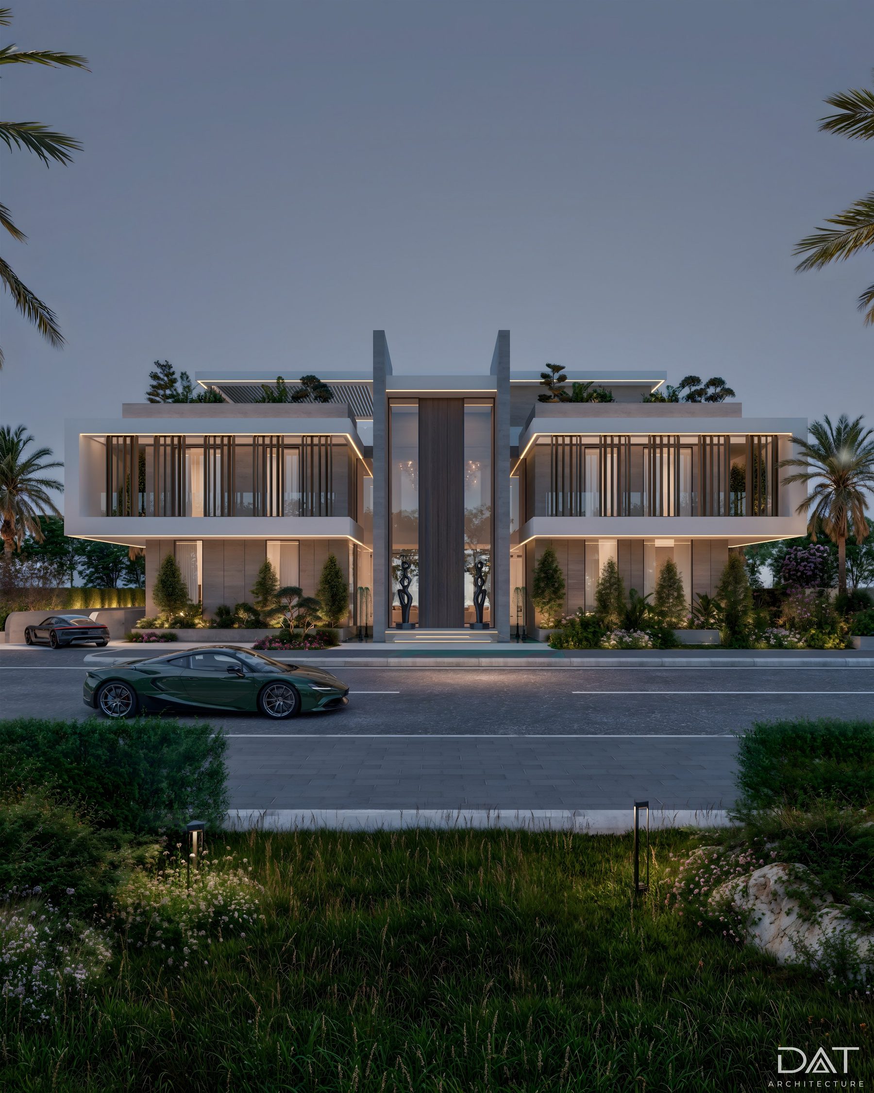 Villa N40 front elevation