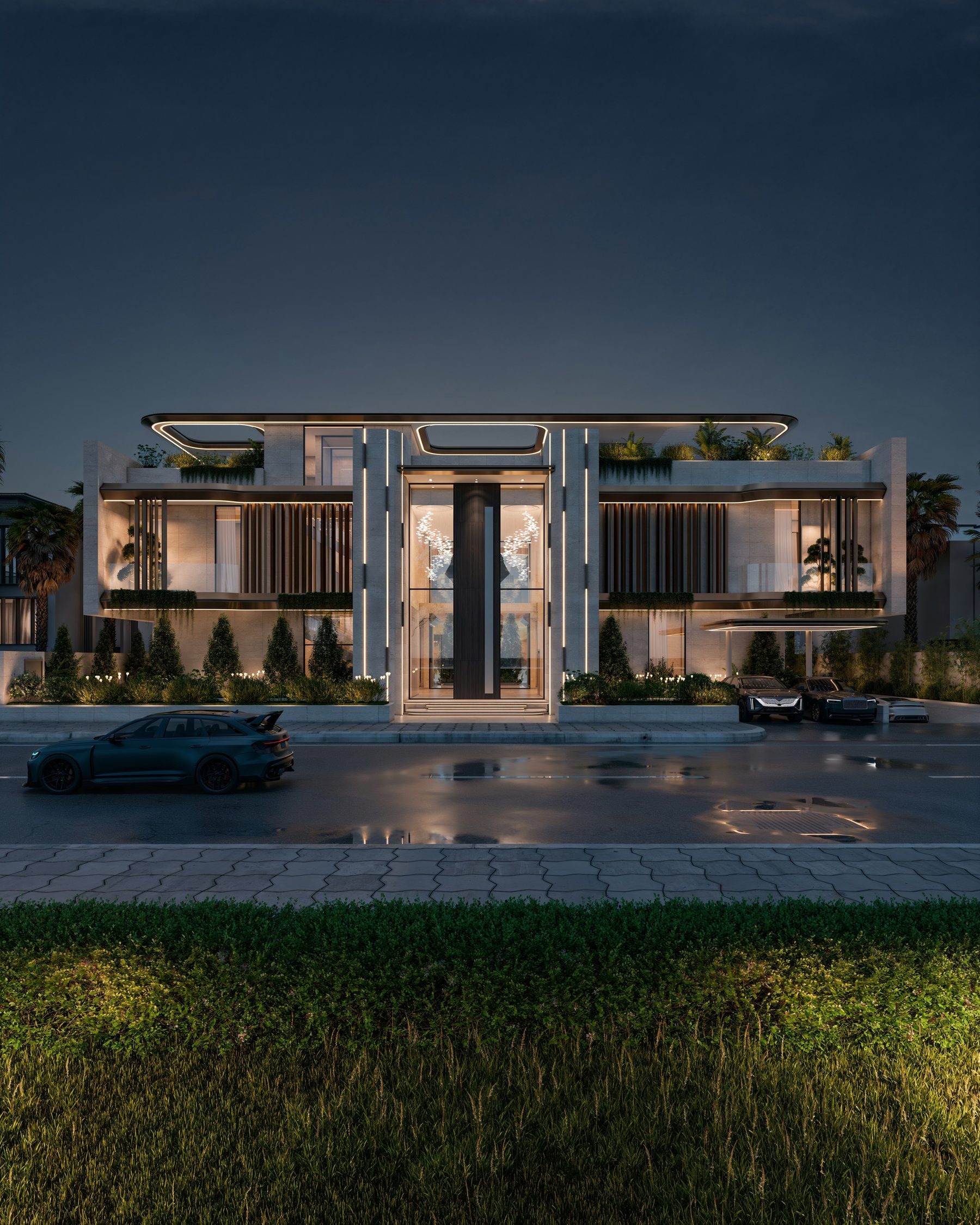 Villa N85 front elevation
